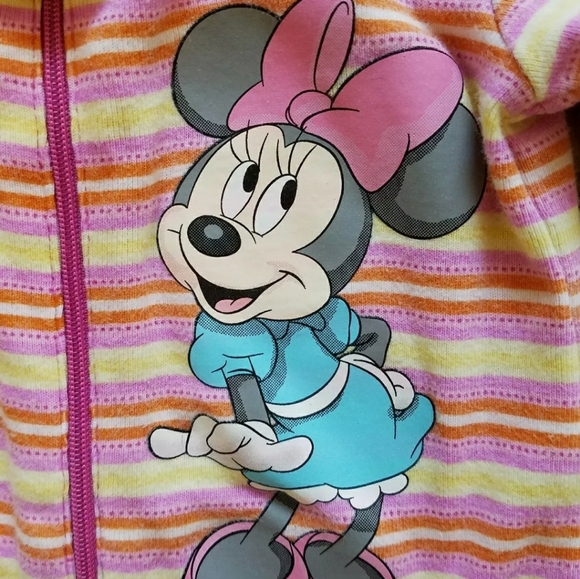 Disney Store Mini Mouse Sleeper Baby Girl 6-9 Mo's - Picture 2 of 5